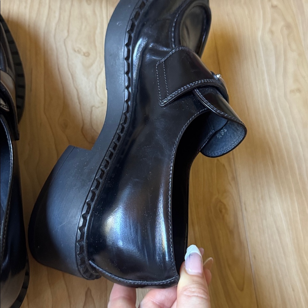 Prada Leather Loafers - Picture 6 of 10